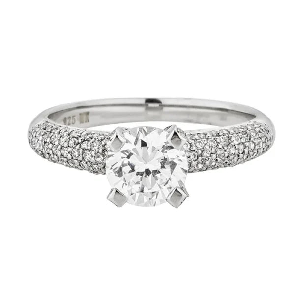 Solitaire Diamond Engagement Ring