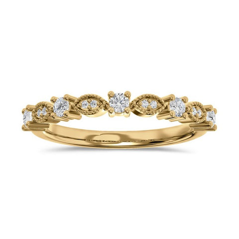 14K Yellow Gold Stackable Ring