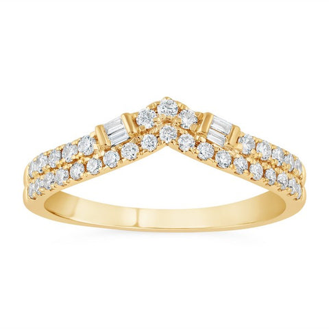 14K Yellow Gold Double Band