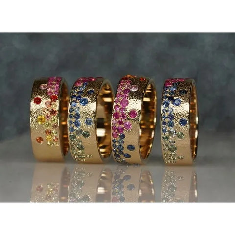 Raindrops Collections - Yellow Gold