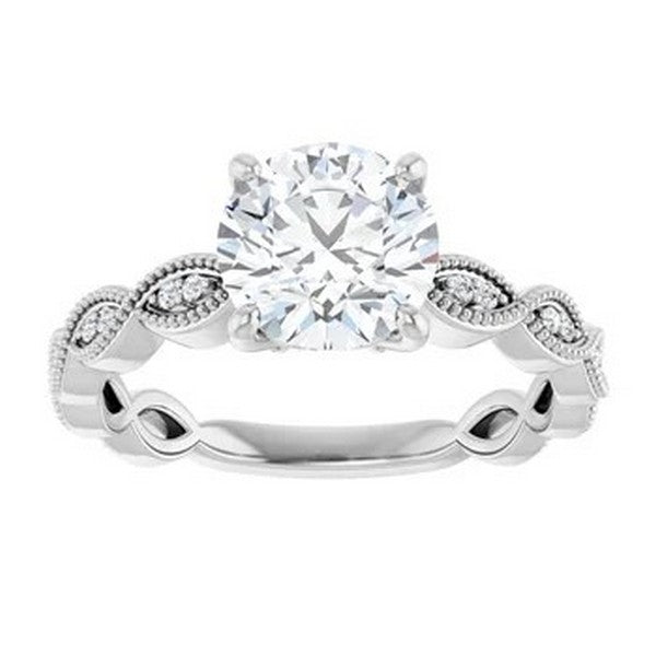 Round Diamond Engagement Ring Mounting