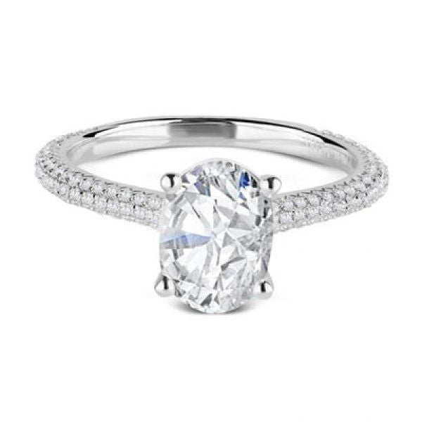 Oval Diamond Engagement Ring