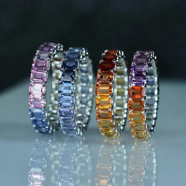 Sapphire Eternity Rings