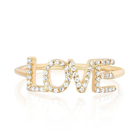 14K Yellow Gold Eternal Love Ring