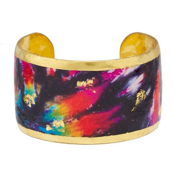 Tie Dye Noir Cuff - 1.5 Inch