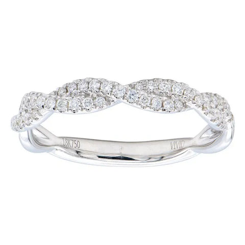 Entwined Diamond Band