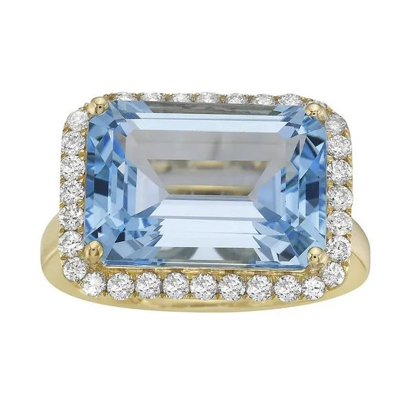 Sky Blue Topaz Ring