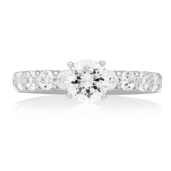 Classic Shared Prong Semi-Mount Ring*